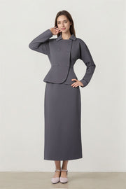 Classic Gray Skirt - Femi9 EG