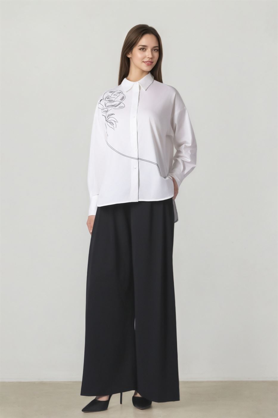 Rose Sketch Shirt - Femi9 EG