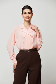 Double  breasted rose shirt - Femi9 EG