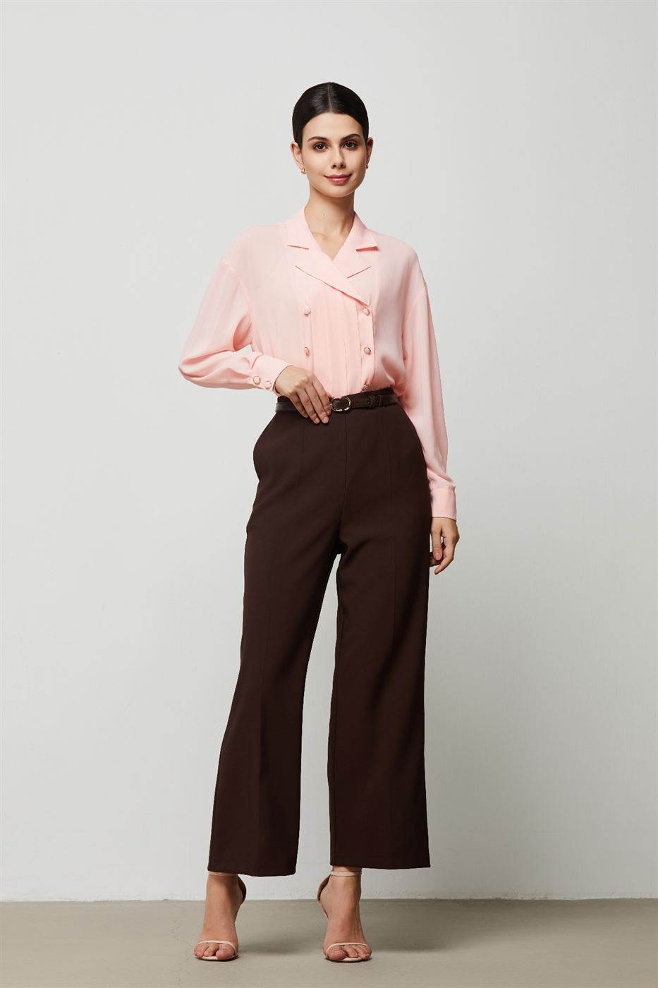 Double  breasted rose shirt - Femi9 EG