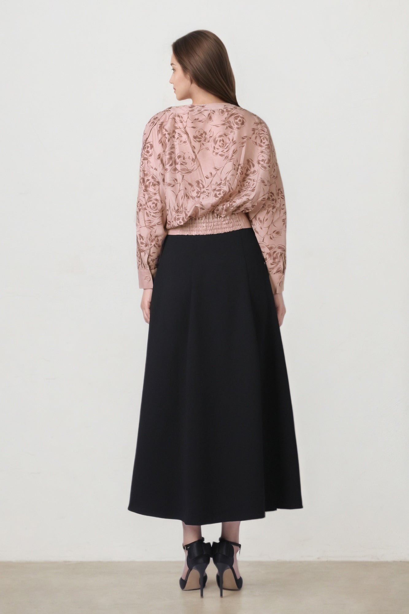 Flare Button Skirt