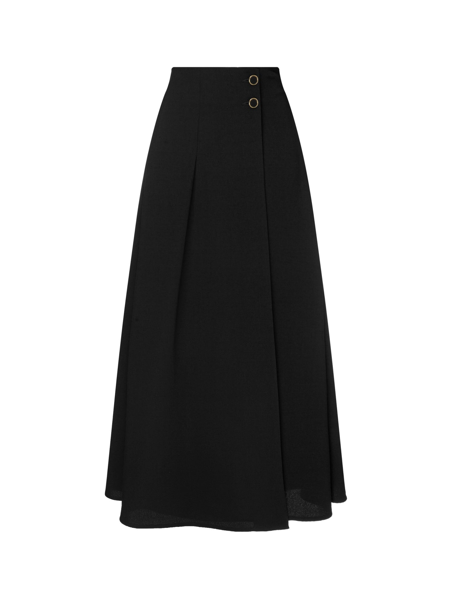 Flare Button Skirt
