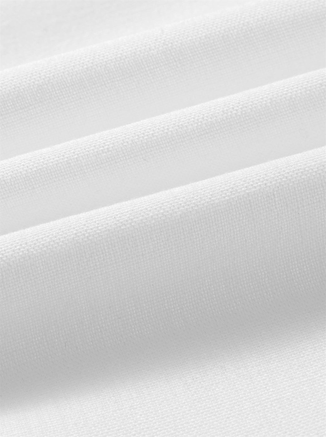 White Cotton Linen Shirt - Femi9 EG