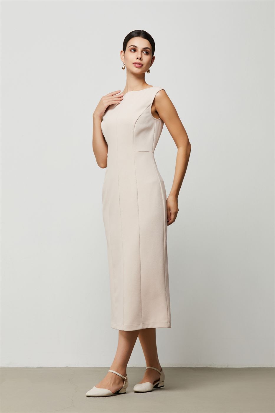 Sleeveless Bodycon Dress - Femi9 EG