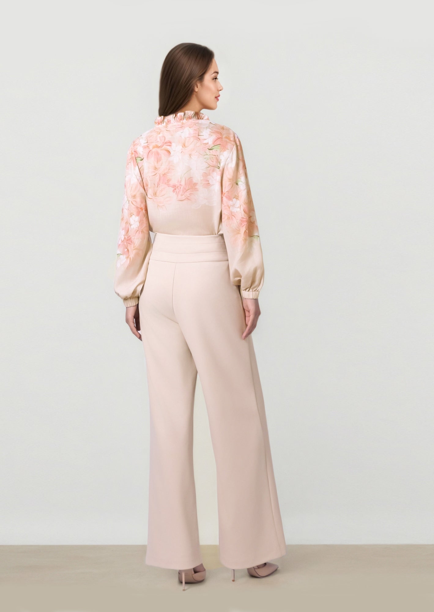 Blush Blossom Elegance Top - Femi9 EG