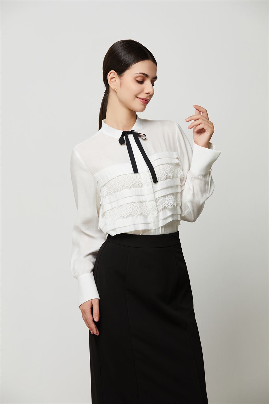 Lace Charm Shirt - Femi9 EG