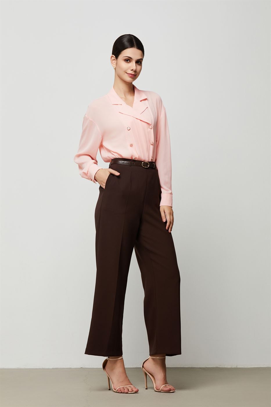 Classic Belted Pants - Femi9 EG