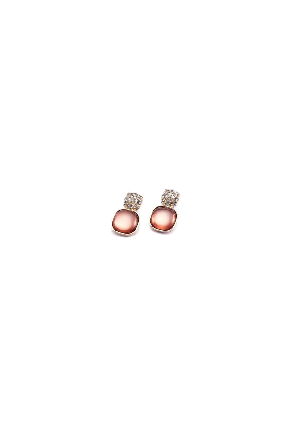 Double Drop Crystal Earrings - Femi9 EG