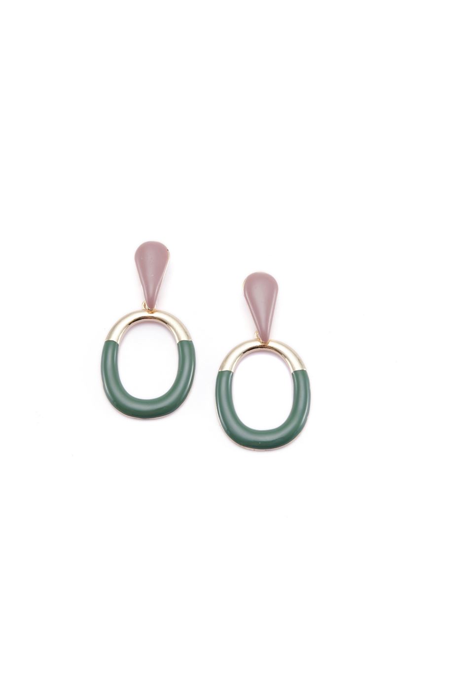 Double Drop Oval Earrings - Femi9 EG