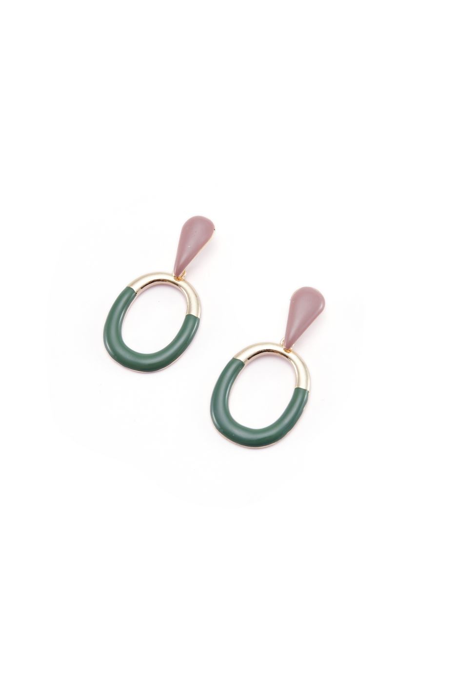 Double Drop Oval Earrings - Femi9 EG