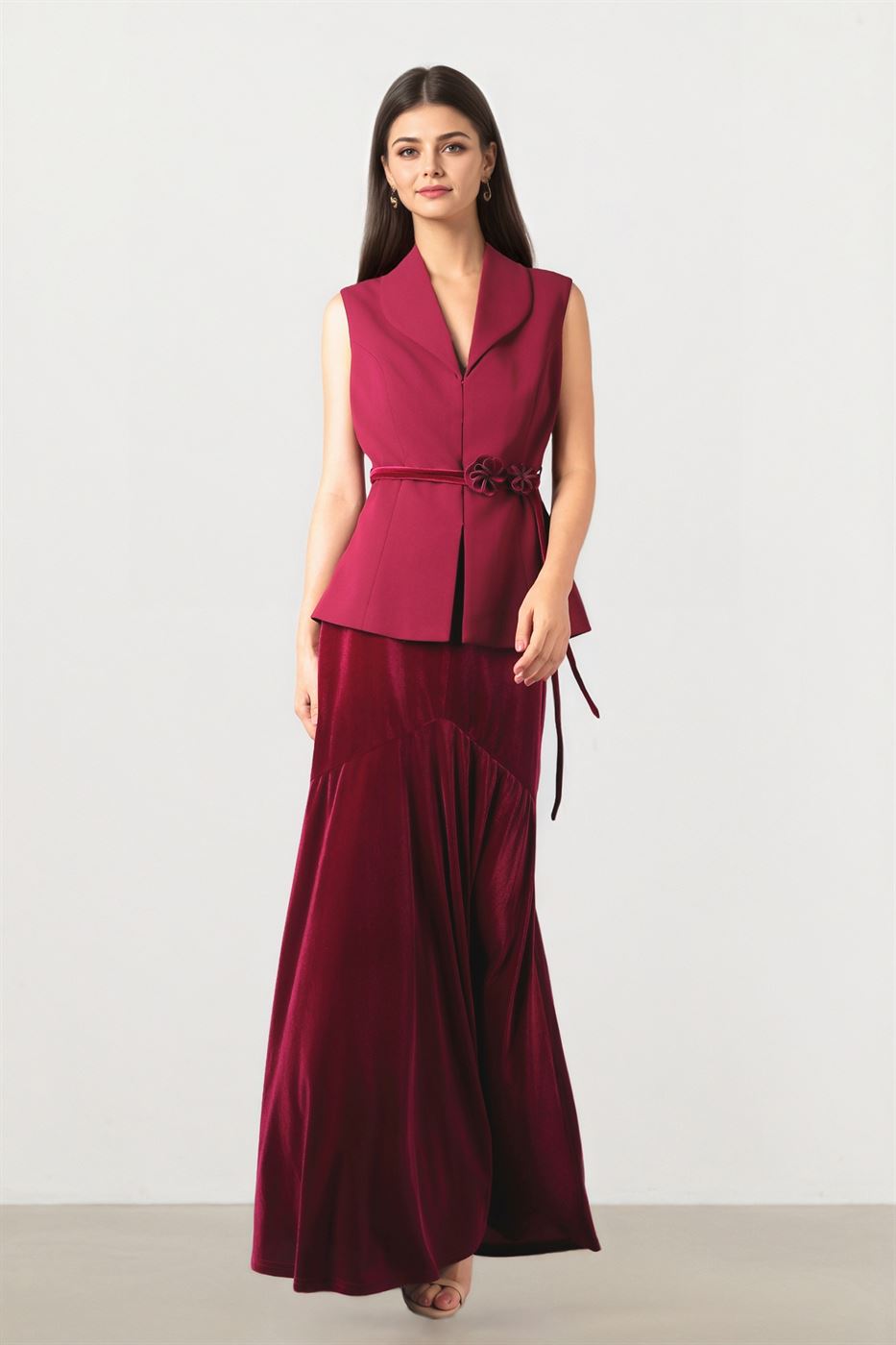 HIGH WAISTED MAXI SKIRT