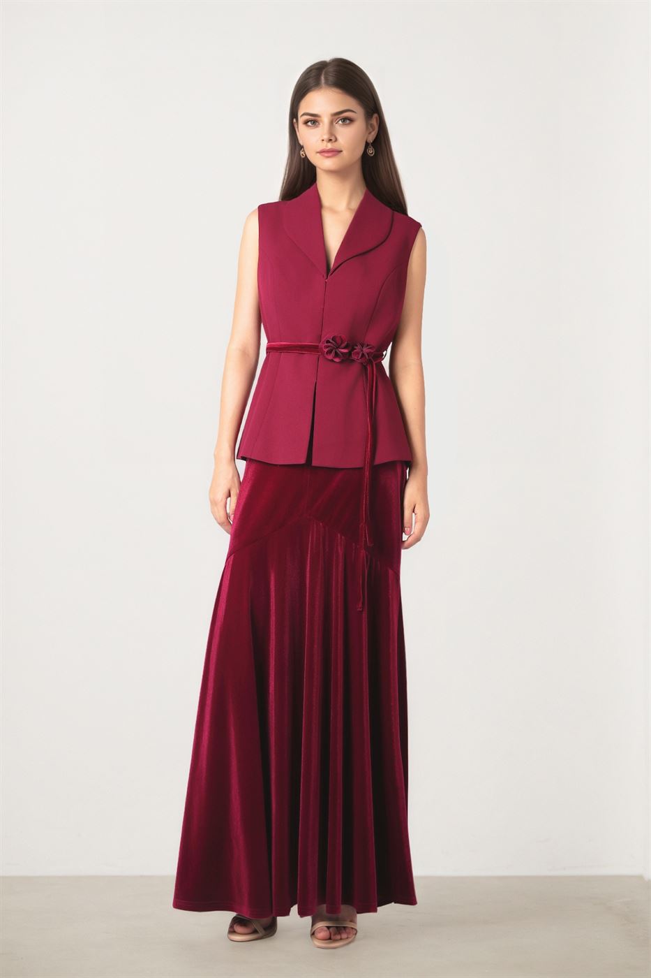 HIGH WAISTED MAXI SKIRT