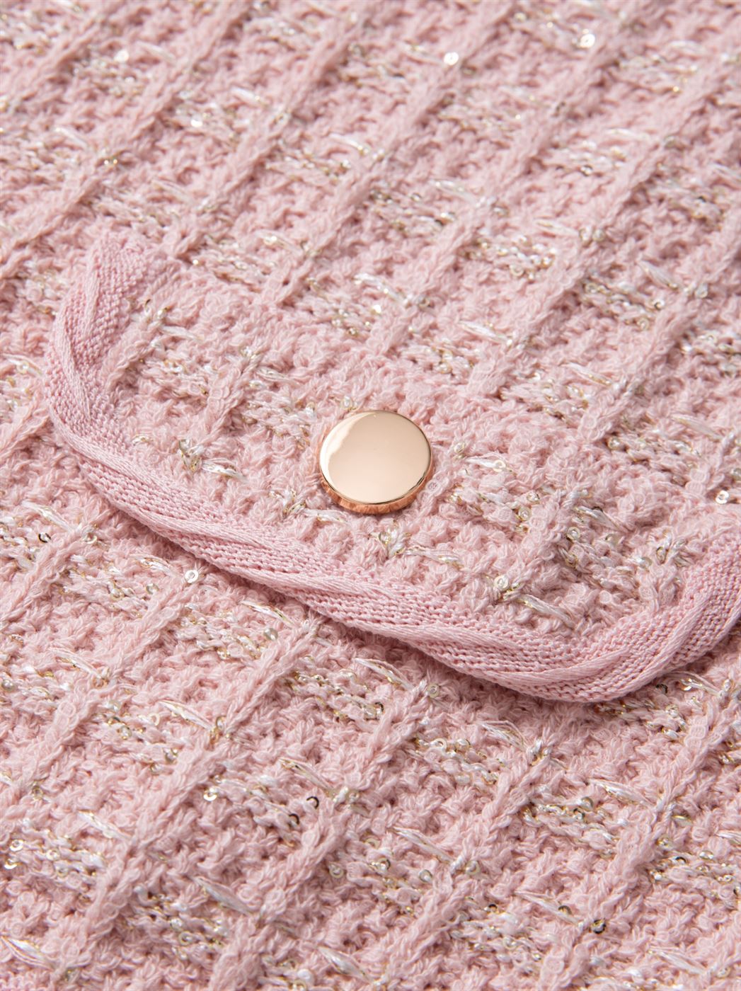 SHORT SLEEVES KNITTED PULLOVER