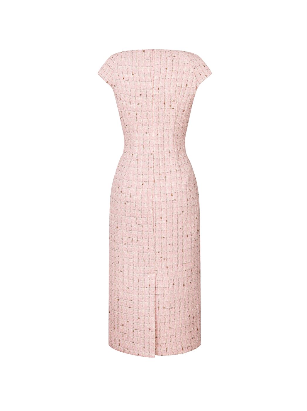 TWEED MIDI DRESS