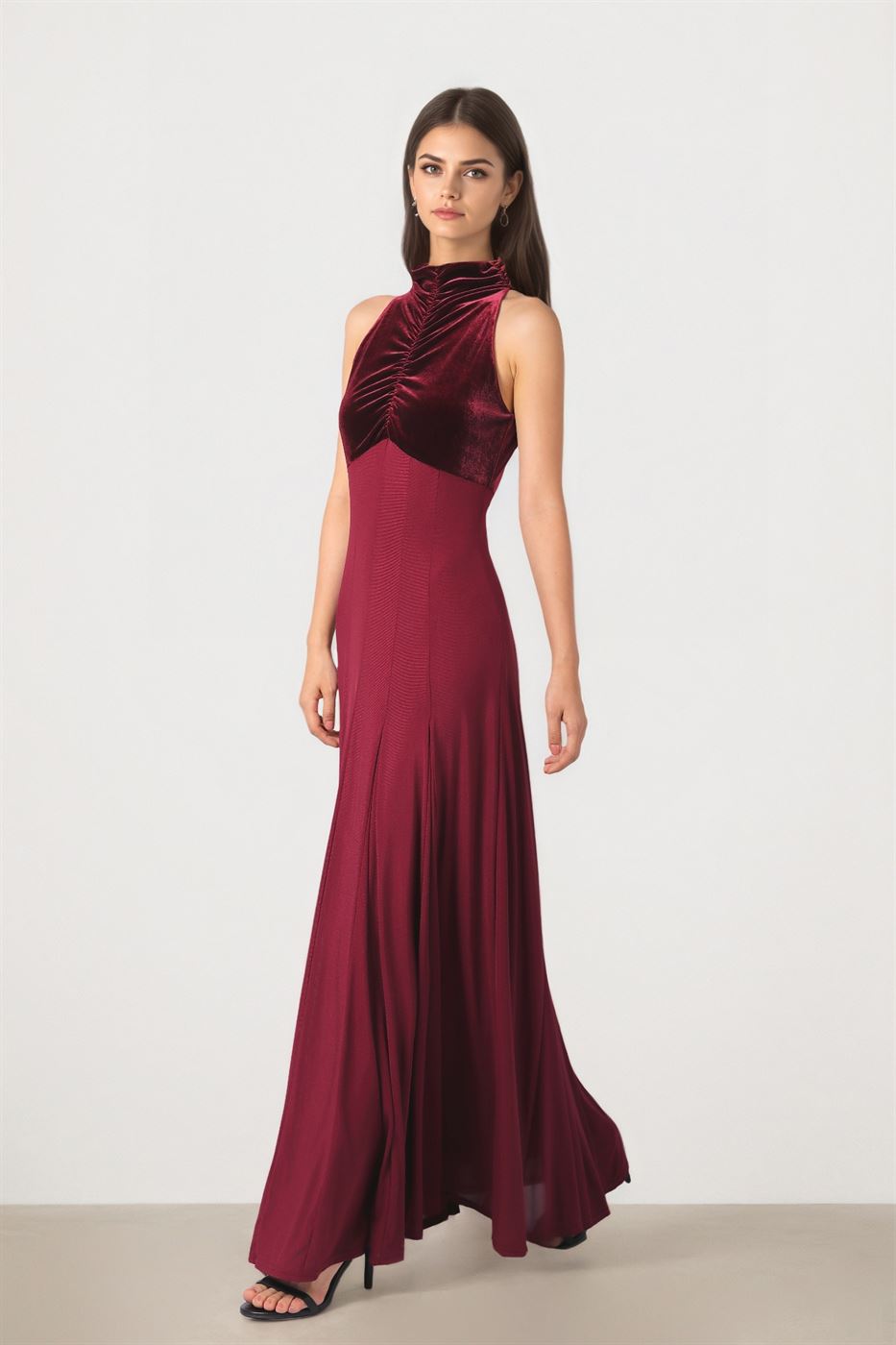 Burgundy Maxi Dress
