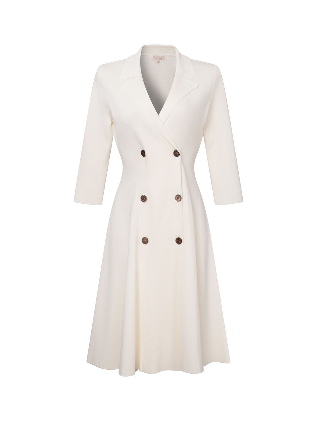 Double Breasted Wrap Kint Dress