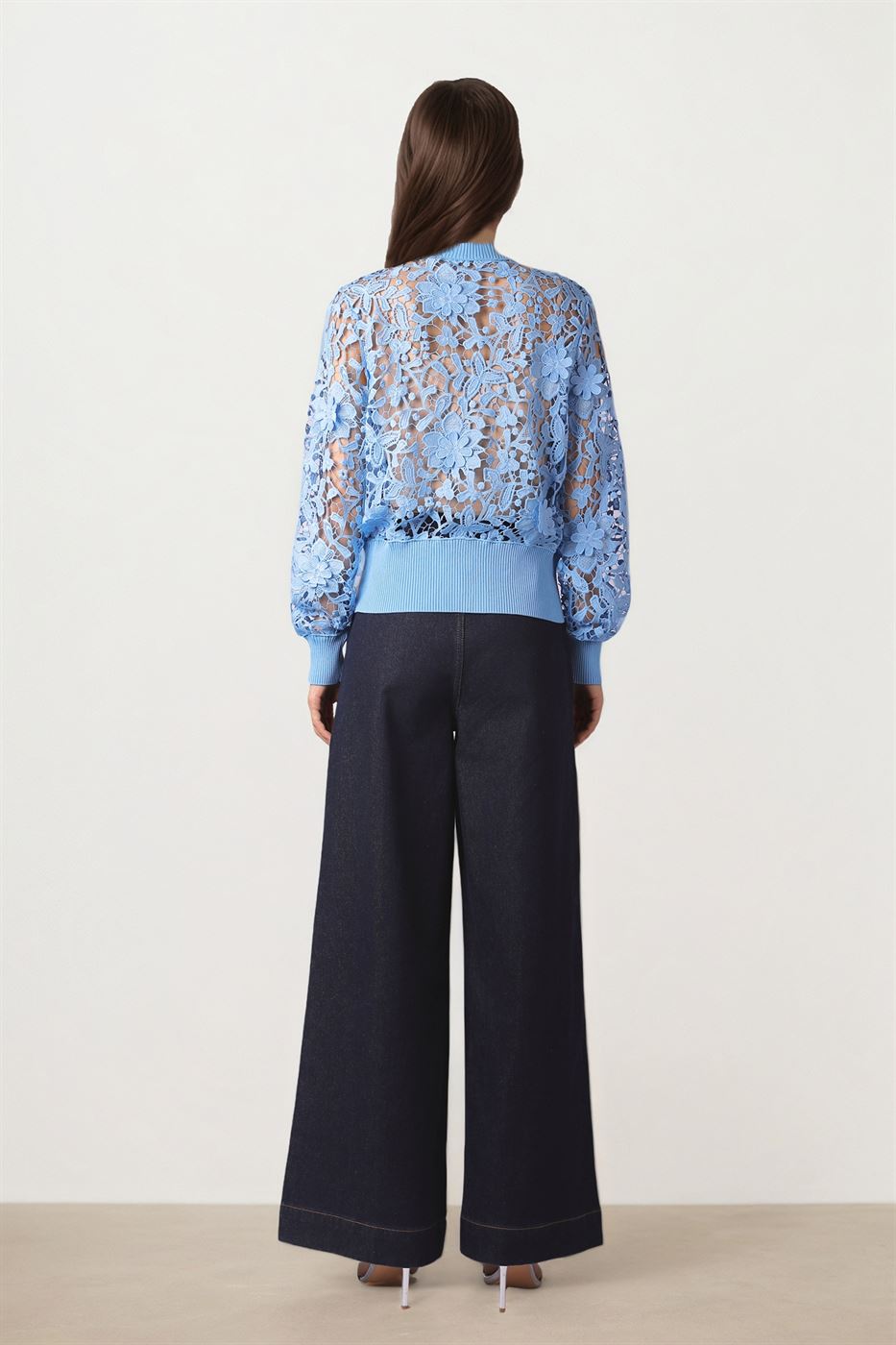 Blue Lace Cardigan