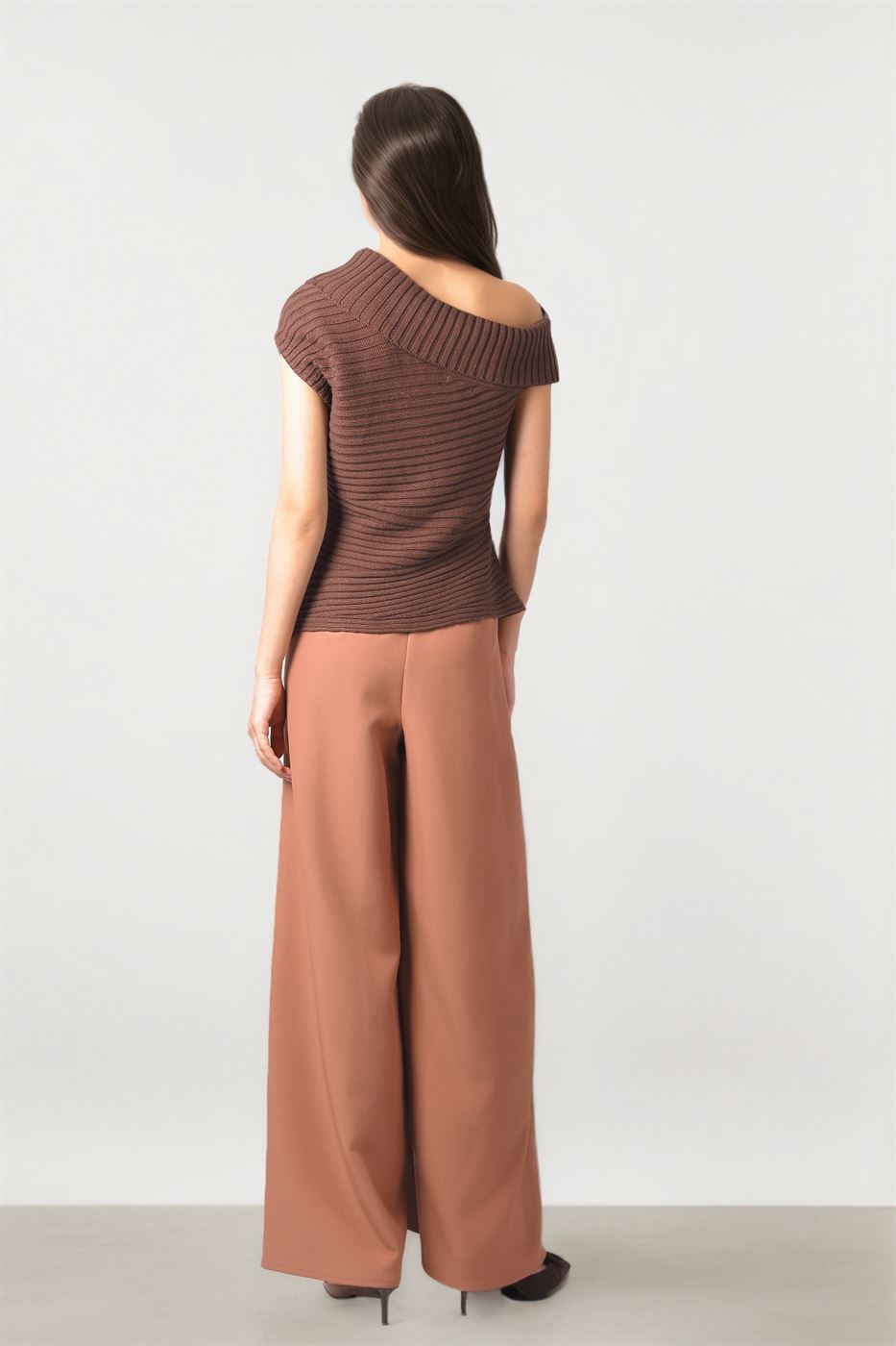 High Waisted Pleated Pants