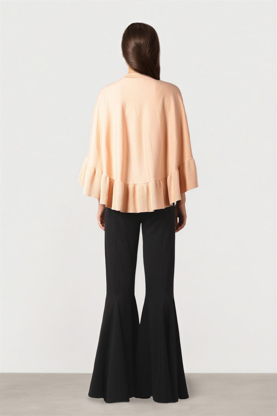 Crepe Full-Length Pants