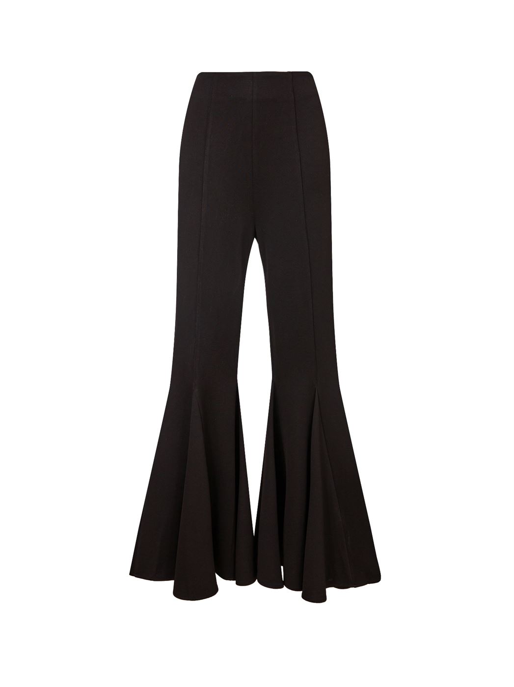 Crepe Full-Length Pants