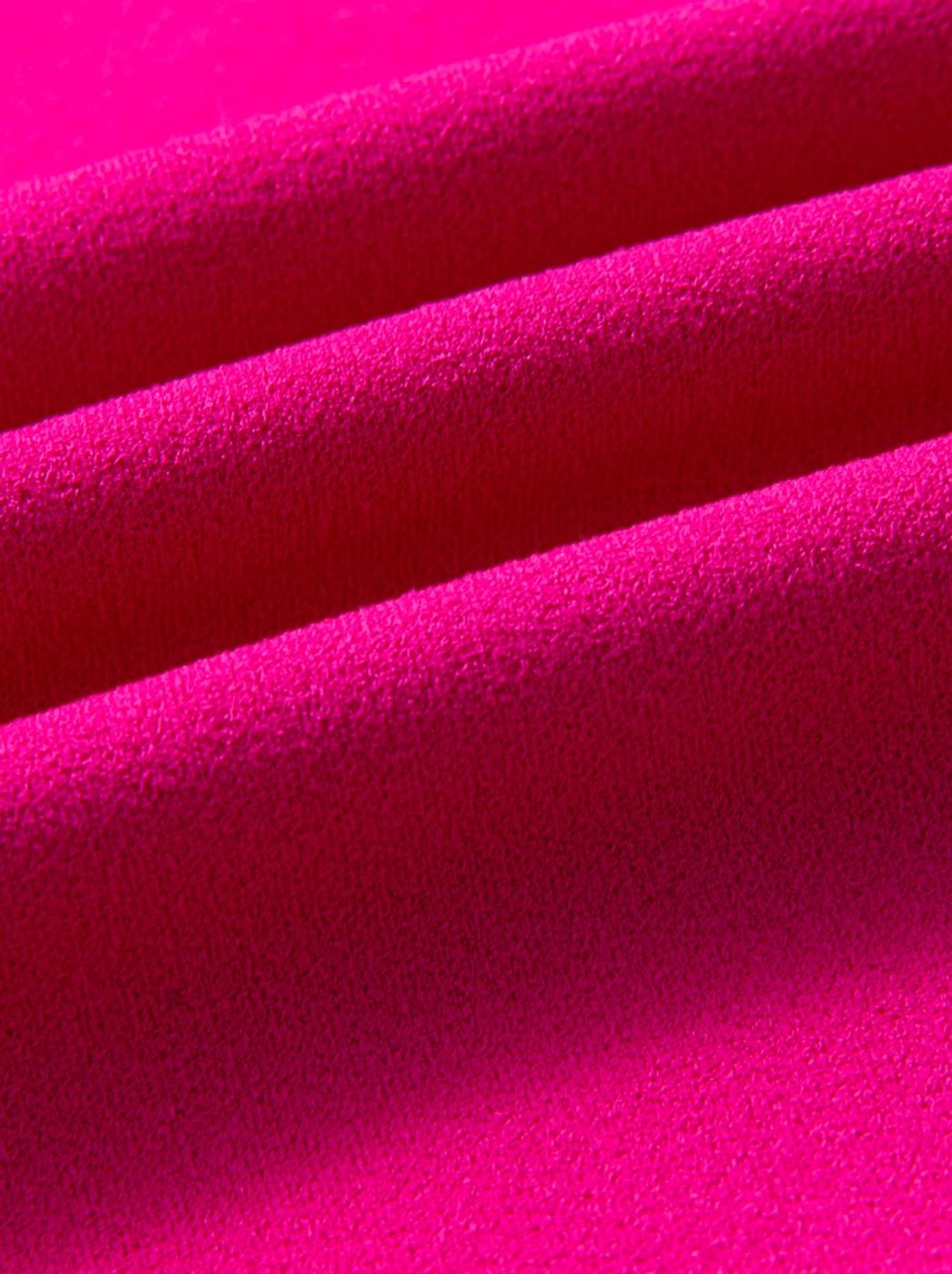 FUSCHIA ROUNDED NECKLINE VEST