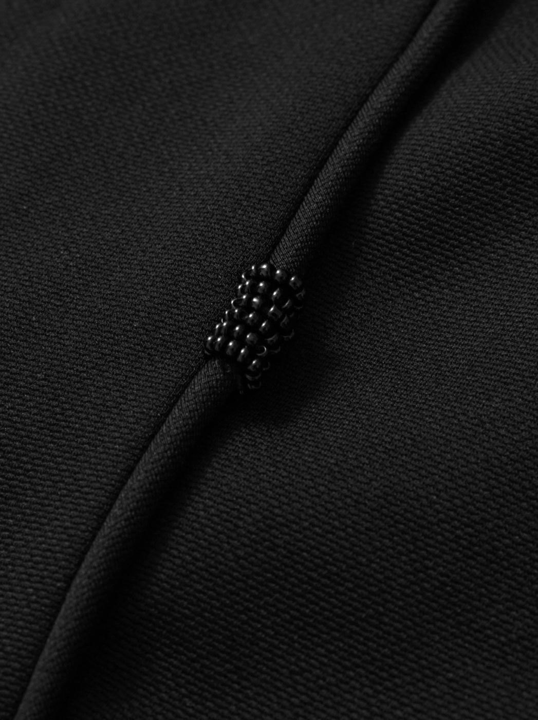 Crepe Dress with Piped Side Detail