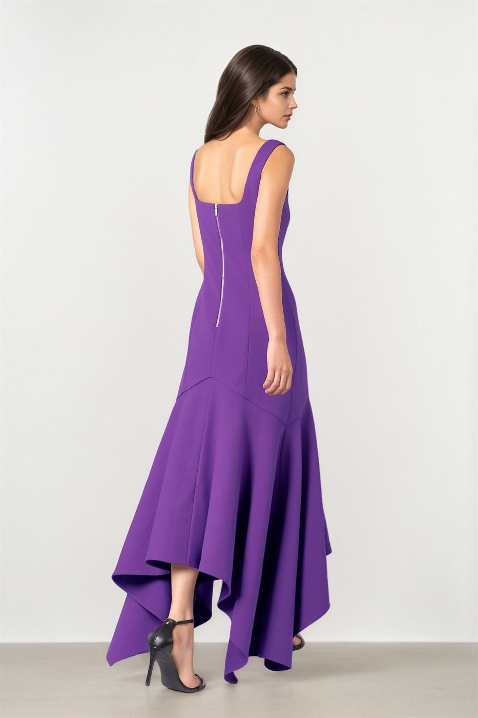 Asymmetric Hem Dress