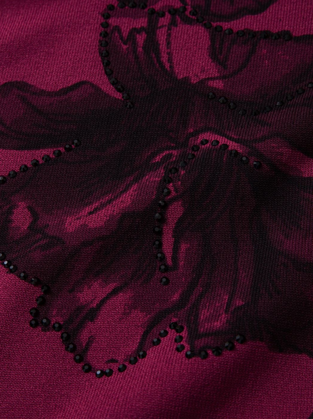 Floral Print Knit Pullover