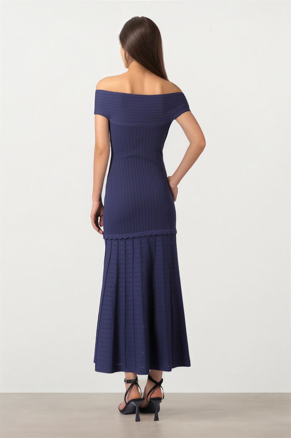 Off-Shoulder Knit Dress