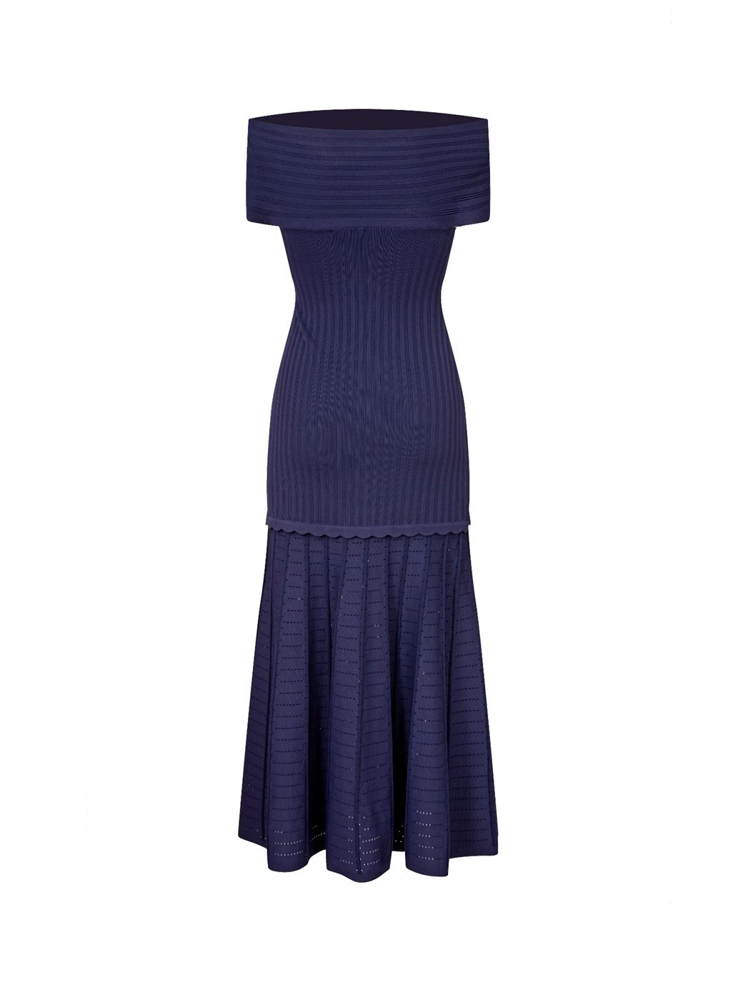 Off-Shoulder Knit Dress