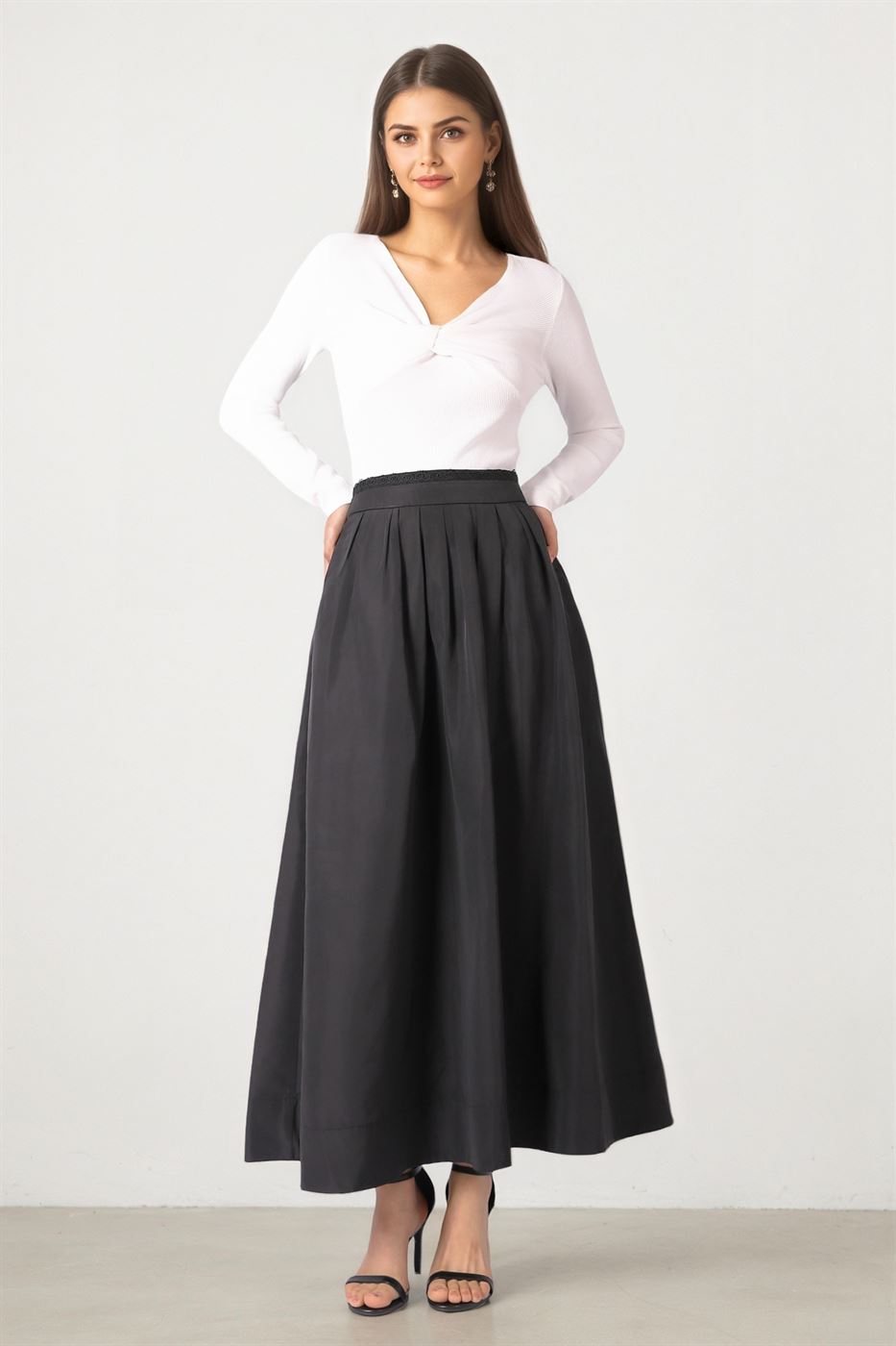 OFF WHITE TWIST DETAIL TOP