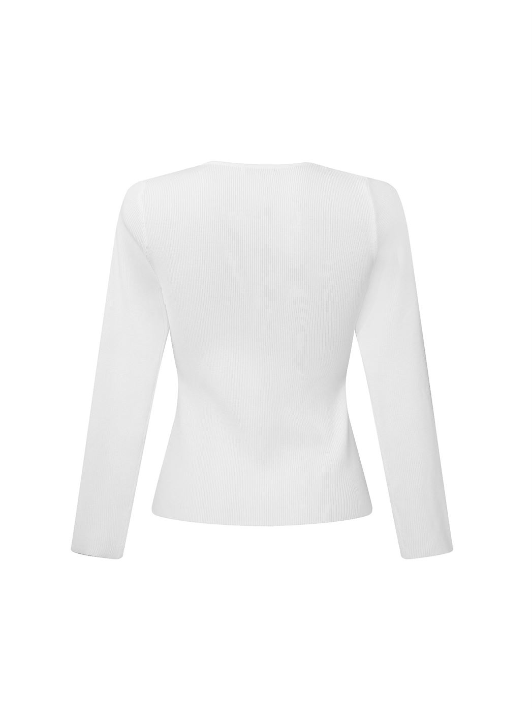 OFF WHITE TWIST DETAIL TOP