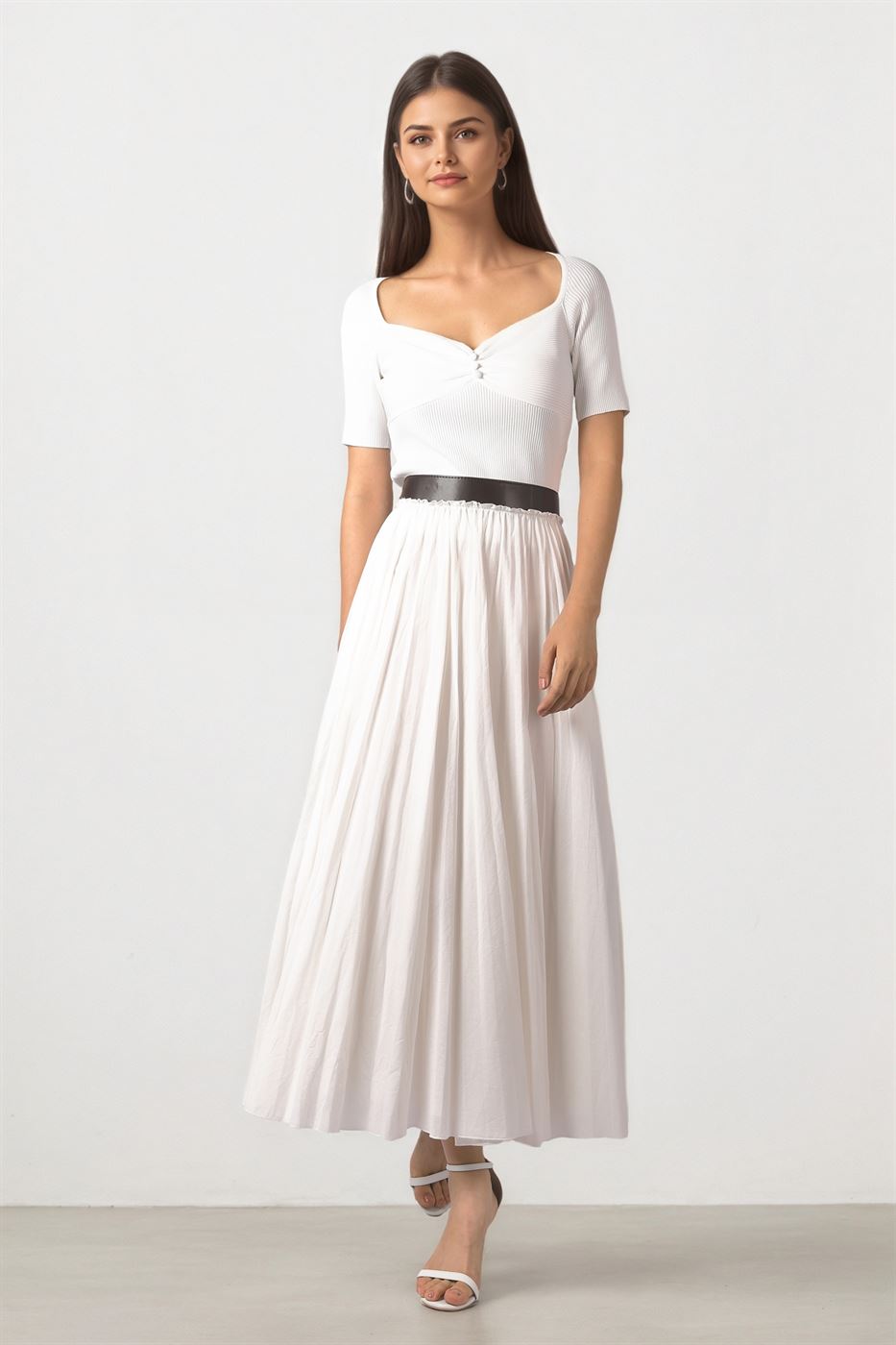 Heartline Buttoned Top