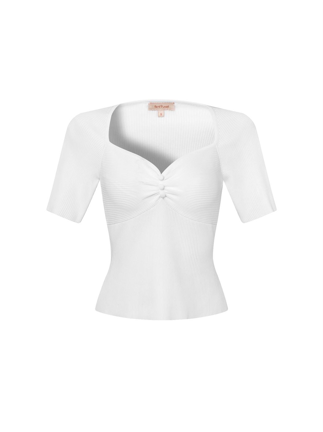 Heartline Buttoned Top