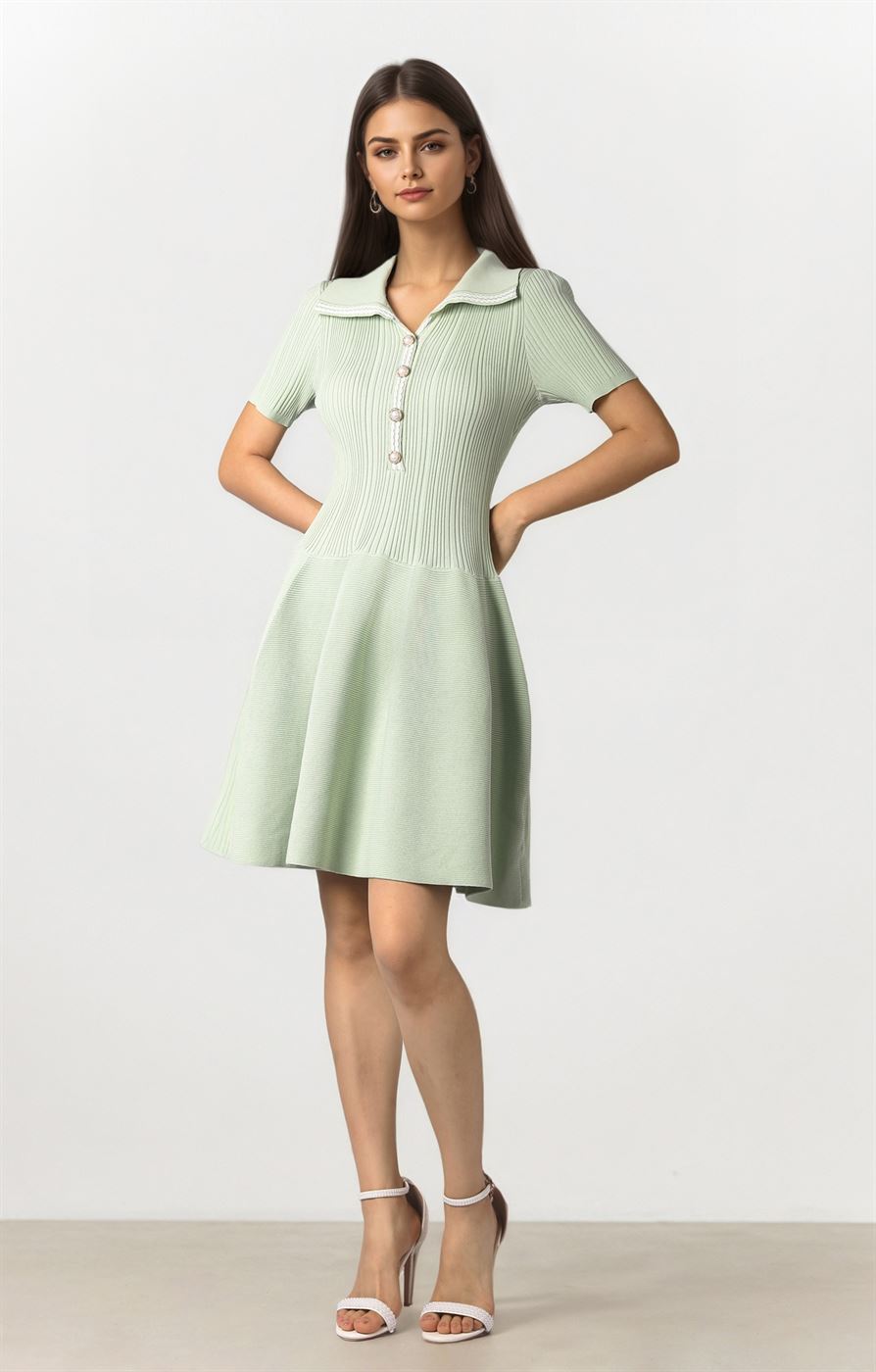 PEPLUM SHORT DRESS