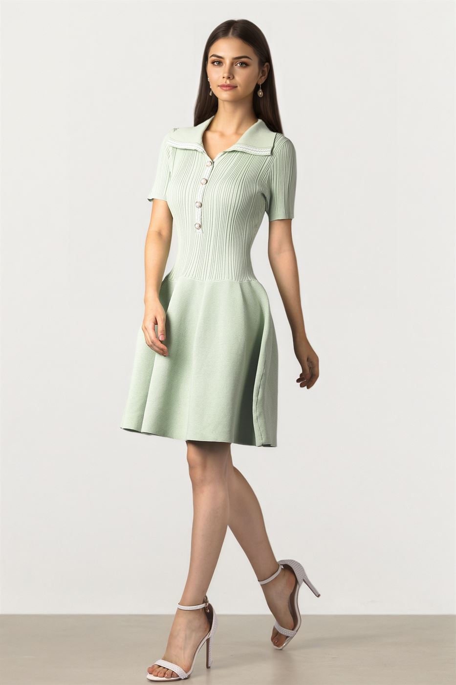 PEPLUM SHORT DRESS