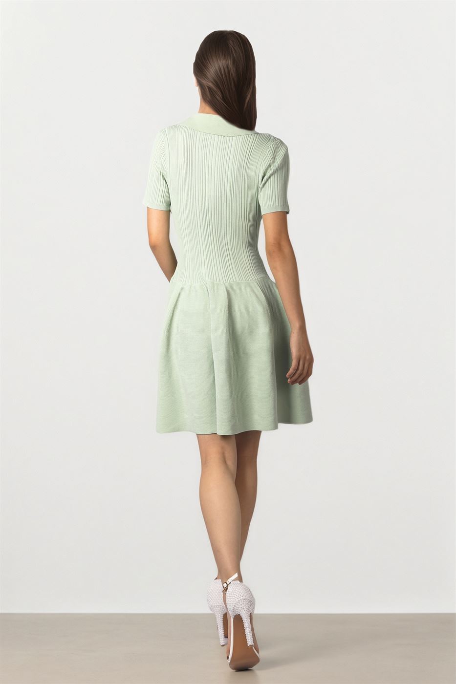 PEPLUM SHORT DRESS