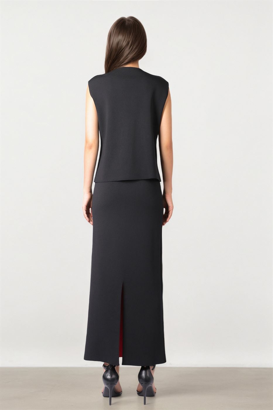 Knit Pullover with Statement Buttons