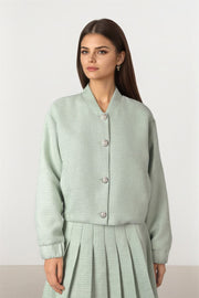 Elegant and Modern Tweed Jacket