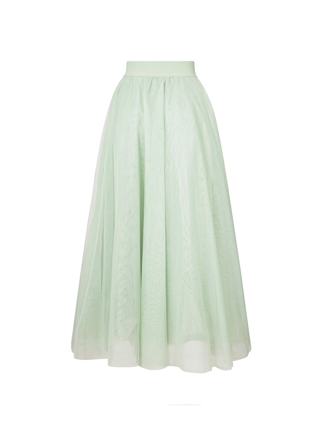 MESH MIDI SKIRT