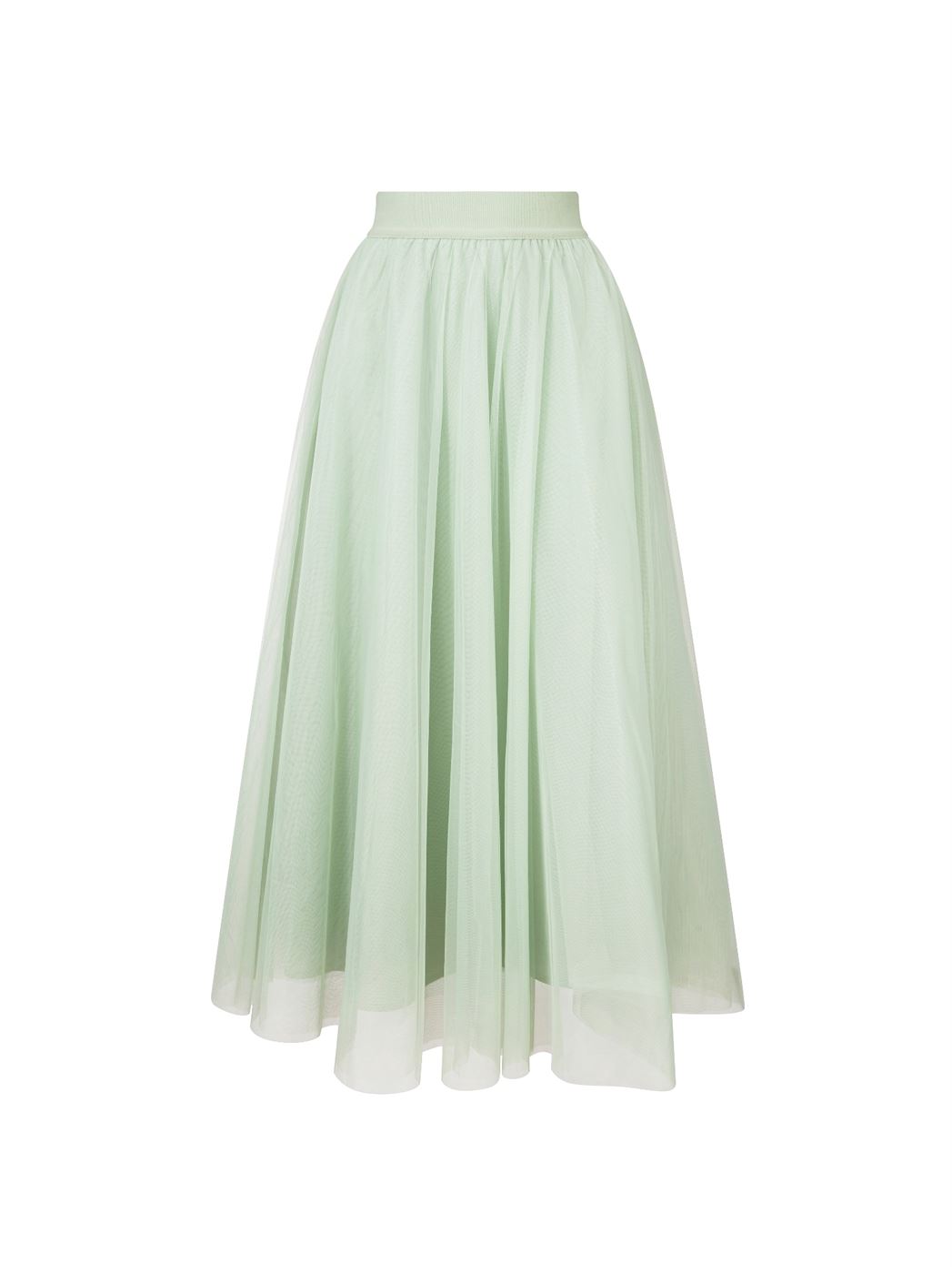 MESH MIDI SKIRT