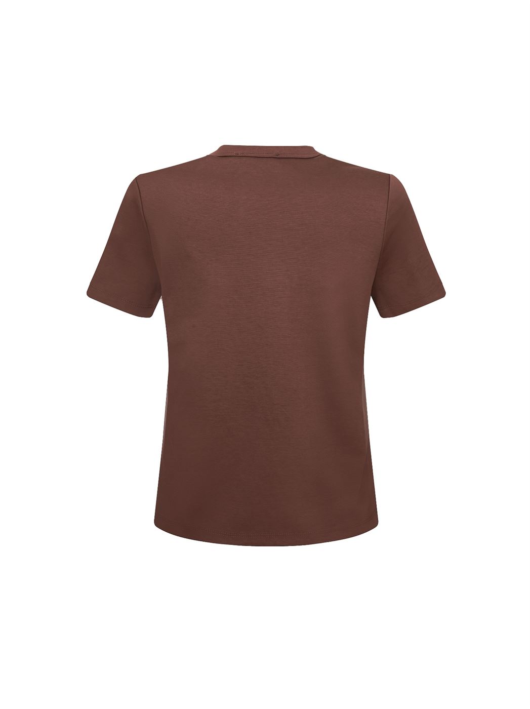 EMBELLISHED BROWN T-SHIRT