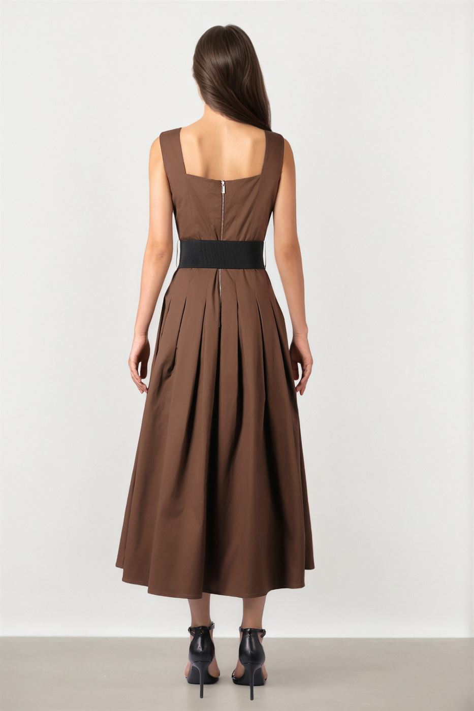 A-SHAPE MIDI DRESS