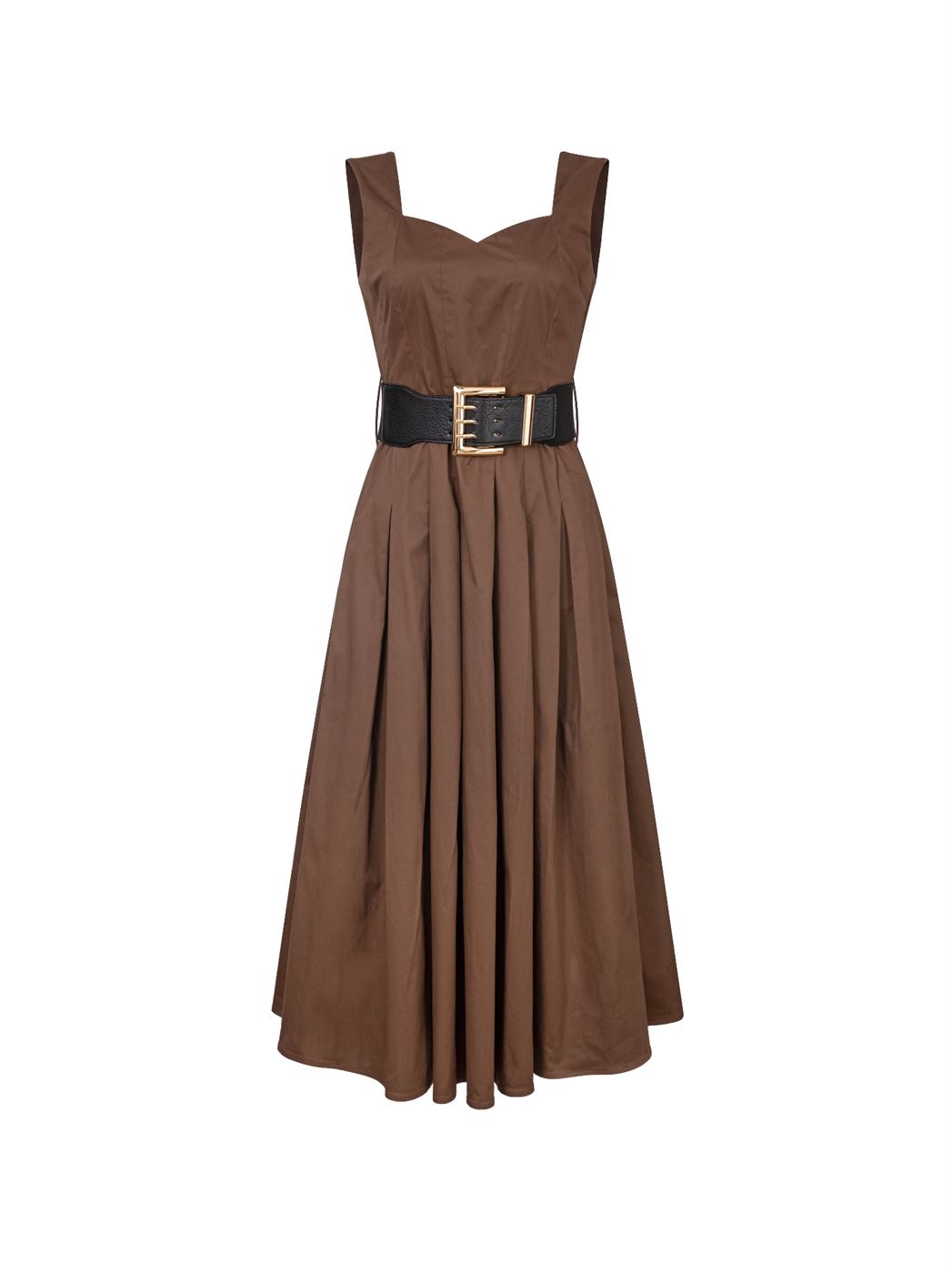 A-SHAPE MIDI DRESS