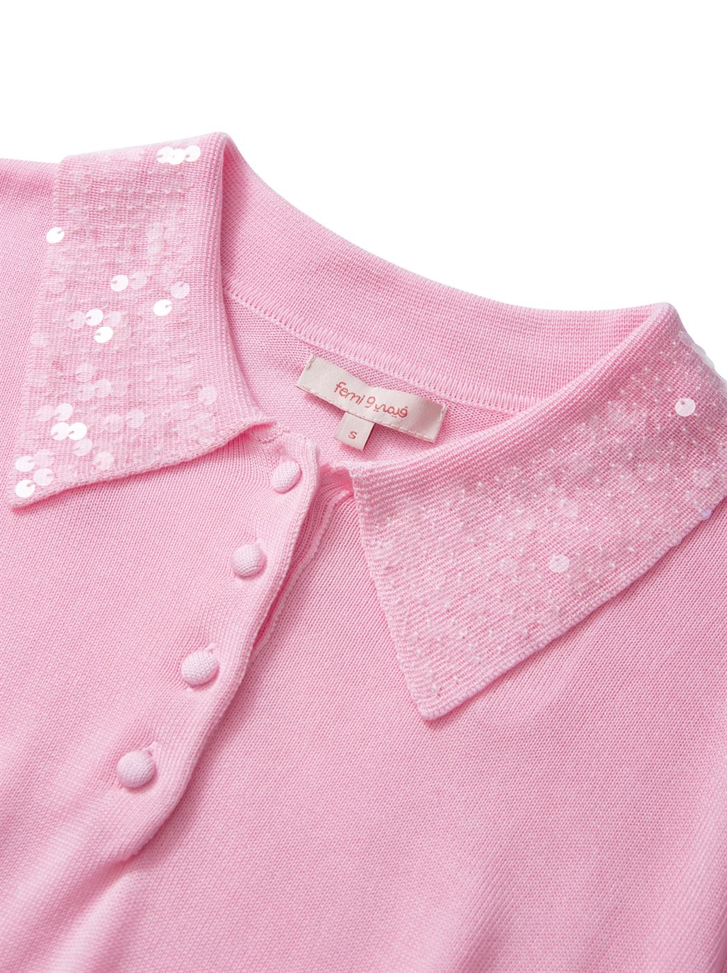 SEQUIN EMBELLISHED KNITTED TOP
