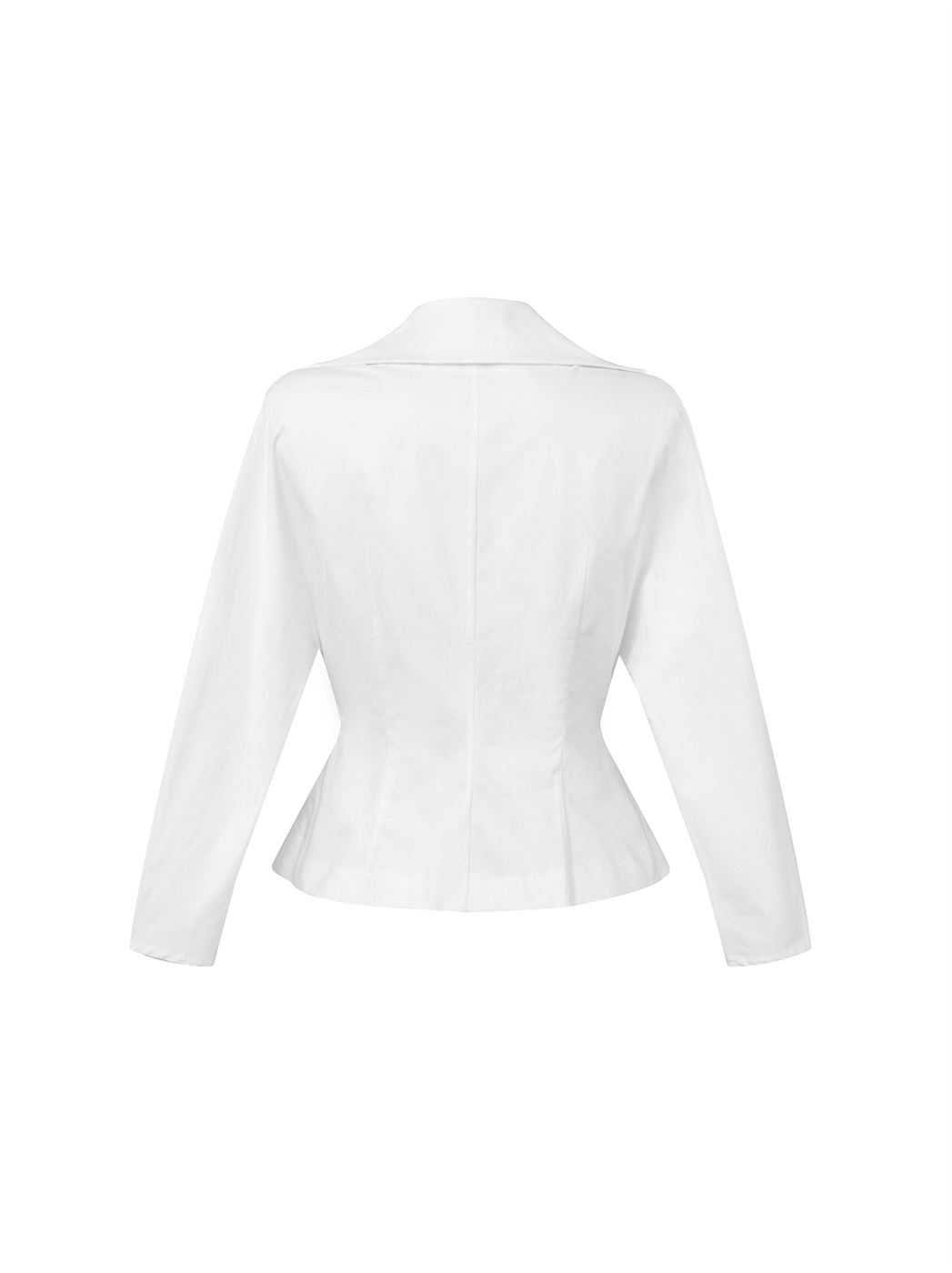 Off-White Tailored Lapel Blouse