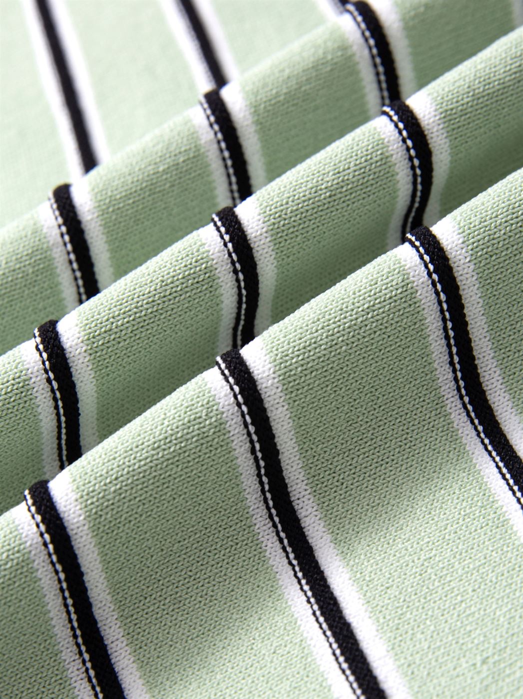 STRIPED A-LINE SKIRT