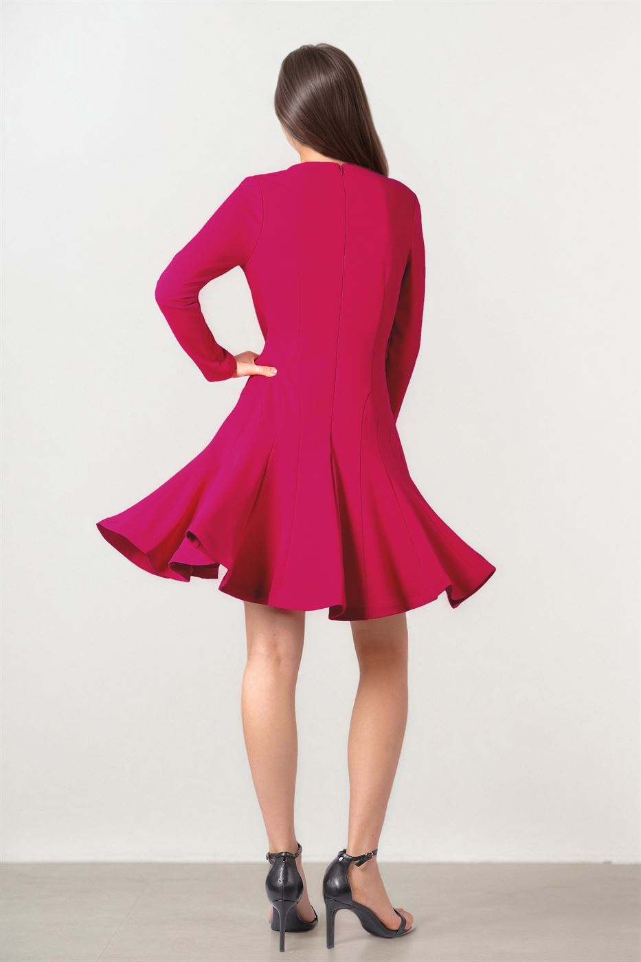 KNEE LENGTH JERSEY DRESS