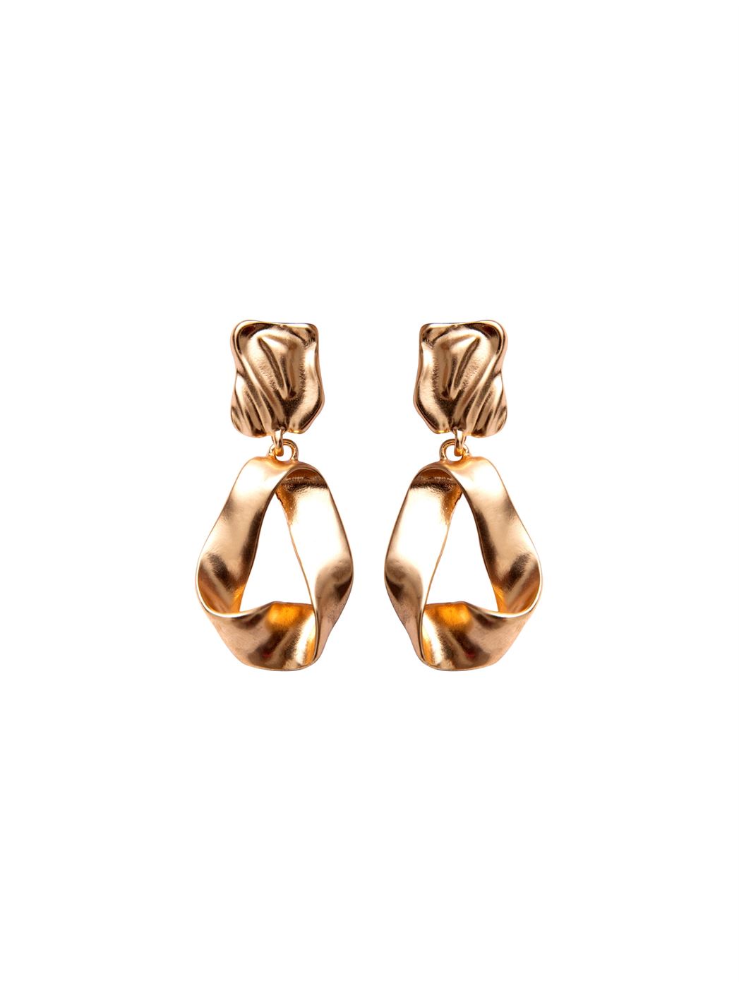 Golden Twist Earrings
