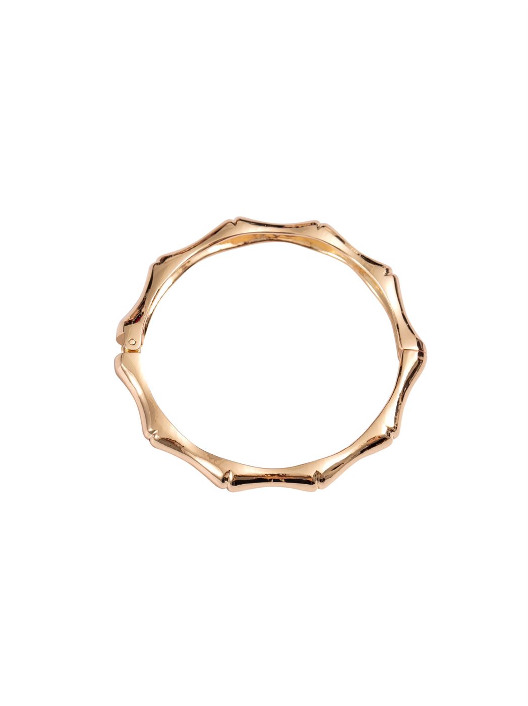 Gold bambo design Bangle